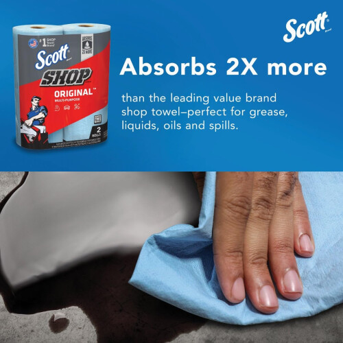 Scott Shop Towels Pack of 2. 2