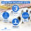 Globe Packaging 12mm x 25mm Metal Semi Open Strapping Seals (Pack of 5