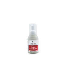 Delphis Eco Hand Sanitising Foam - Plant-based, Vegan Hand Sanitiser, Free from Alcohol, Phosphates and Phosphonate, 100 ml. Travel size sanitiser. H