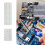 4PCS Breadboards Kit Include 2PCS 830 Point & 2PCS 400 Point Breadboard, Solderless Breadboards for Arduino Bread Boards Electronics for Circuits Pro 5