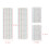 4PCS Breadboards Kit Include 2PCS 830 Point & 2PCS 400 Point Breadboard, Solderless Breadboards for Arduino Bread Boards Electronics for Circuits Pro 2