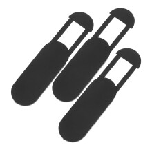 Webcam Cover Slide for Laptop and Phone, UltraThin Privacy Protection, 3 Pack, Black