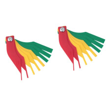 2pcs Color Coded Brake Pad Thickness Gauge with Wear Indicators for Quick Car Brake Inspection