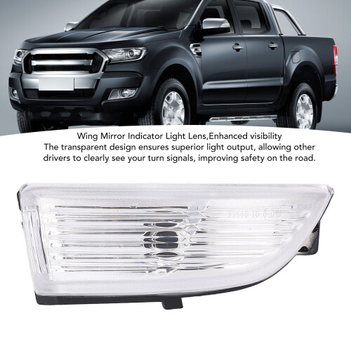 Wing Mirror Indicator Lens ABS PC Fit for Ranger Everest 2015-2019 2