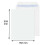 Mixed Size Pack Standard / A5 / A4 No Window SELF Seal Envelopes Plain White DL 4