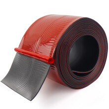 SDLDEER Neoprene Rubber Strip Self Adhesive 100mm(w) x1.5mm(T) x3m(L) Rubber Sheet Solid Strip for Seal Floor, Supports, Flooring Protection, Crafts,
