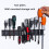 Wall Mounted Tool Organizer Rack for Garage or Workshop, Space Saving RustResistant Holder 2