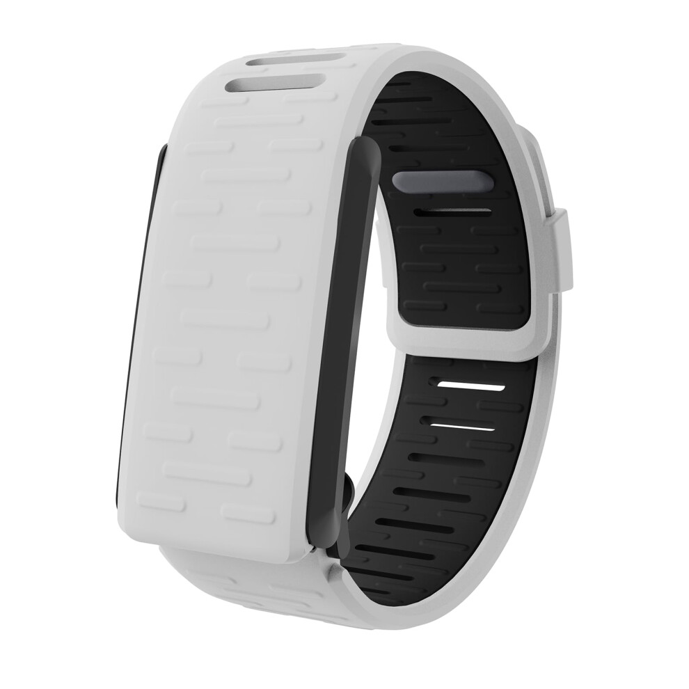 Silicone Replacement Strap Waterproof Sweatproof Adjustable Buckle White Black For Whoop 4.0 Band White,Black 9044945426694