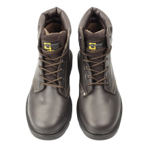 Grafters APPRENTICE Unisex Leather Safety Boots Brown