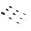 BOJACK 24Value 630pcs Aluminum Electrolytic Capacitor Assortment Box Kit Range 0.1uF－1000uF 4