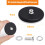 Swihorab Neodymium Rubber Coated Mounting Magnets, 100LBS Pull Force, M4 Threaded Studs, 2Pack 2