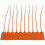 FSSS Ltd FIRE EXTINGUISHER SECURITY SUITCASE TAG TIES TAMPER SEALS x 25 (ORANGE) 1