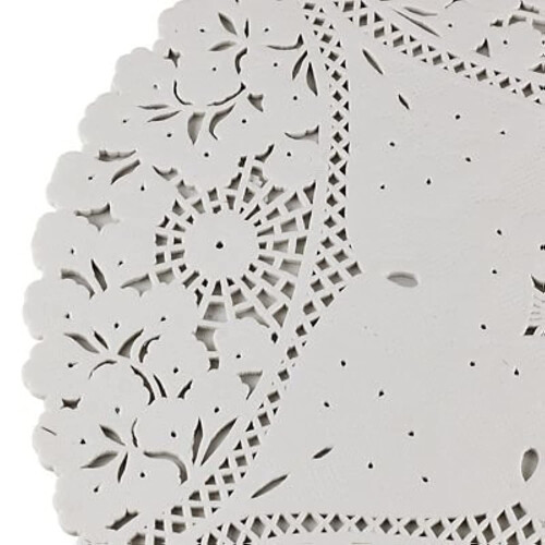 Lakeland lakeland 80 Assorted Cream Paper Doilies – 4 Designs Circular Oval & Rectangular 2