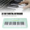 BF3200 vert avocat 3xAA 44x22x6 cm clavier 5
