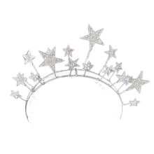 Elegant Silver Crystal Wedding Tiara Crown with Rhinestones for Brides and Women Hair Accessories