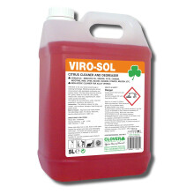 Clover Chemicals 326 Viro-Sol Citrus Based Cleaner/Degreaser, 5 L, Pack of 1