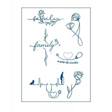 5PCS Realistic Waterproof Temporary Tattoos, Long Lasting Fake Tattoo Stickers, Safe NonToxic Decals (Style 255)