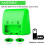 60-Minute Visual Timer- Clock Timer for Kids- Time Management Tool- Silent Countdown Timer-Multipurpose- Practical- Easy to Use (Green) 3