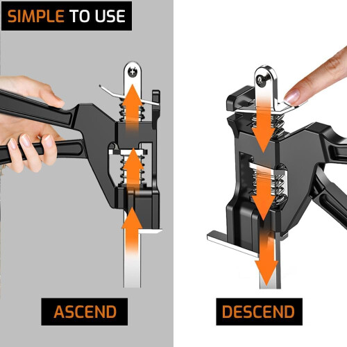 Labor Saving Arm Jack 2 Pack, 15inch Lifting Tool Jack, Wall Tile Locator, Multi-Function Height Adjustment Lifting Device, Door Panel lifting Cabine 2