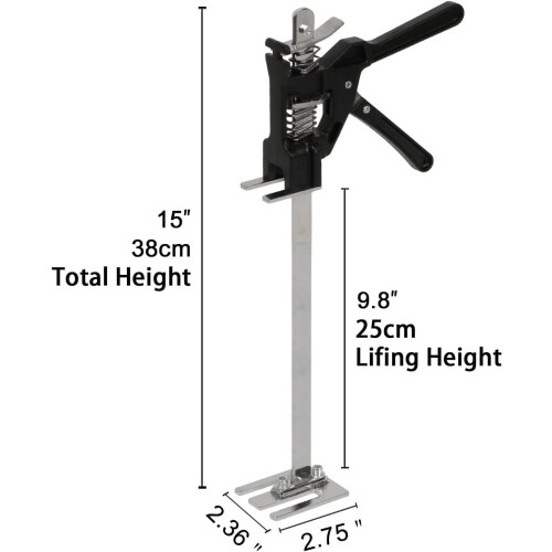 Labor Saving Arm Jack 2 Pack, 15inch Lifting Tool Jack, Wall Tile Locator, Multi-Function Height Adjustment Lifting Device, Door Panel lifting Cabine 1