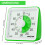 60-Minute Visual Timer- Clock Timer for Kids- Time Management Tool- Silent Countdown Timer-Multipurpose- Practical- Easy to Use (Green) 4