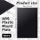 OLYCRAFT 4 Sheets Black ABS Plastic Sheet 30x20cm ABS Plastic Plates 1mm Thick Hard Plastic Sheet for Architectural Models Sand Table Building Model 2