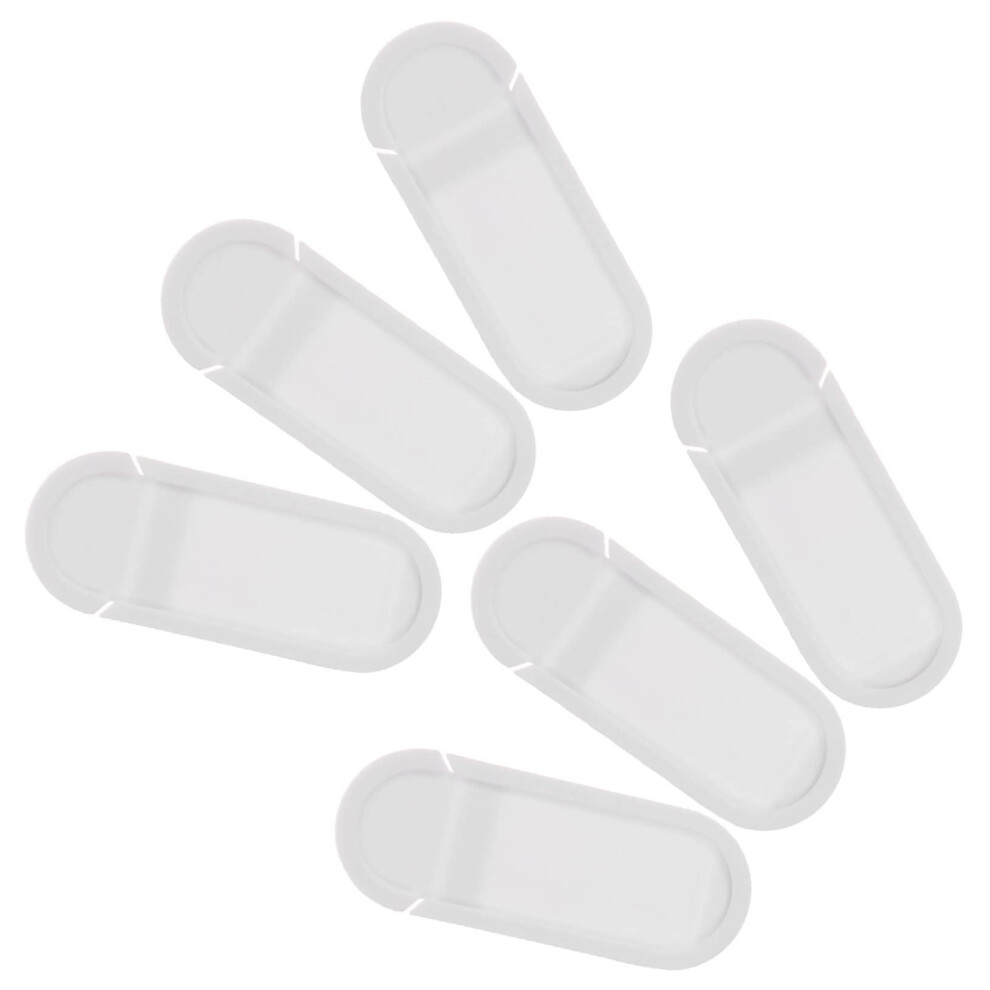 6Pcs Webcam Cover Slide For Laptop And Tablet Privacy Protection Easy Install White 9455672912846