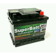 Deep Cycle Leisure Battery 12V 50AH SuperBatt LM50 Battery Caravan Campervan Marine Boat