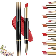 YUIDIC 2 in 1 Waterproof Lipstick and Lip Liner Combo, Long Lasting Matte Velvet Finish #8