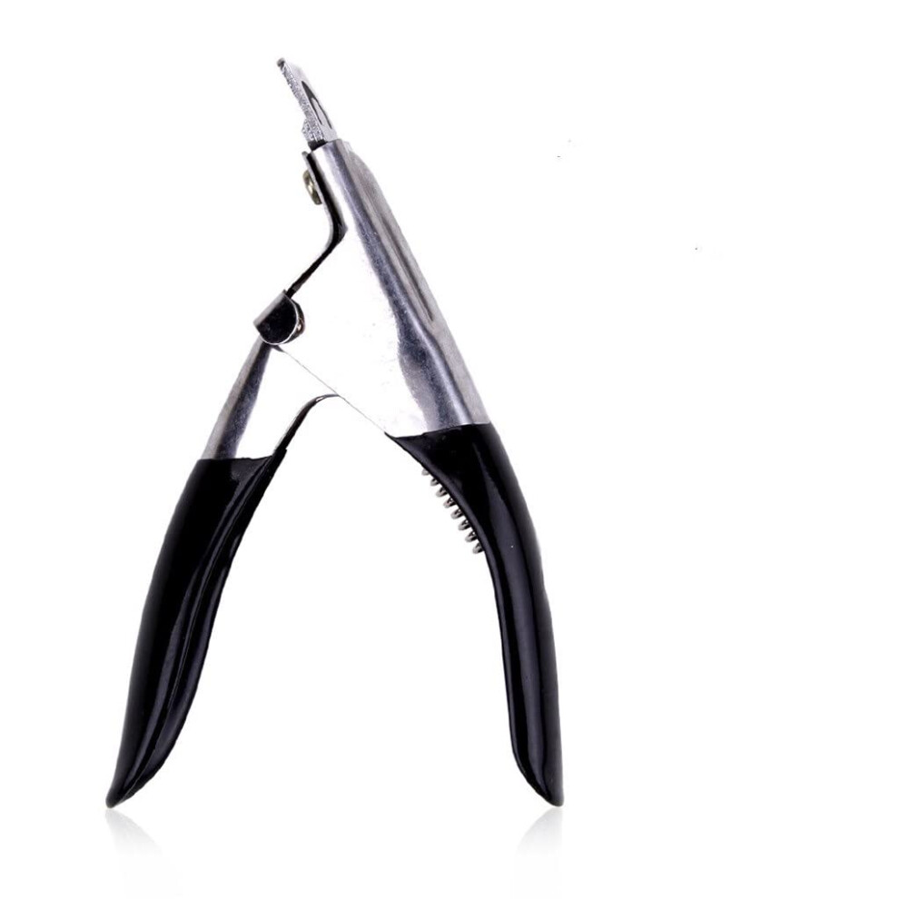 Professional Stainless Steel Nail Clippers Straight Edge Acrylic Nail Cutter for False Nails