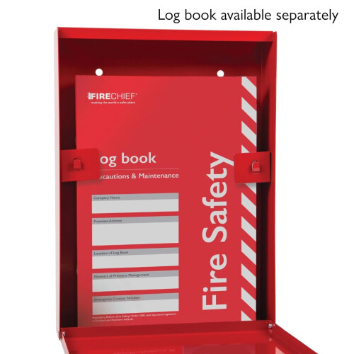 Firechief DHS2 Document Holder with Latch, Red 1