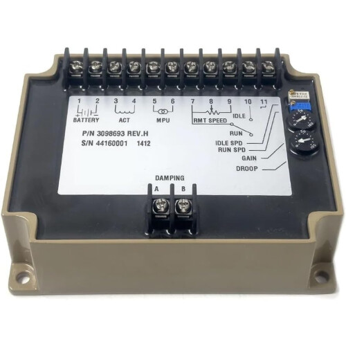 Diesel Generator Speed Governor 3098693 with Automatic Speed Control and Engine Control Module 1