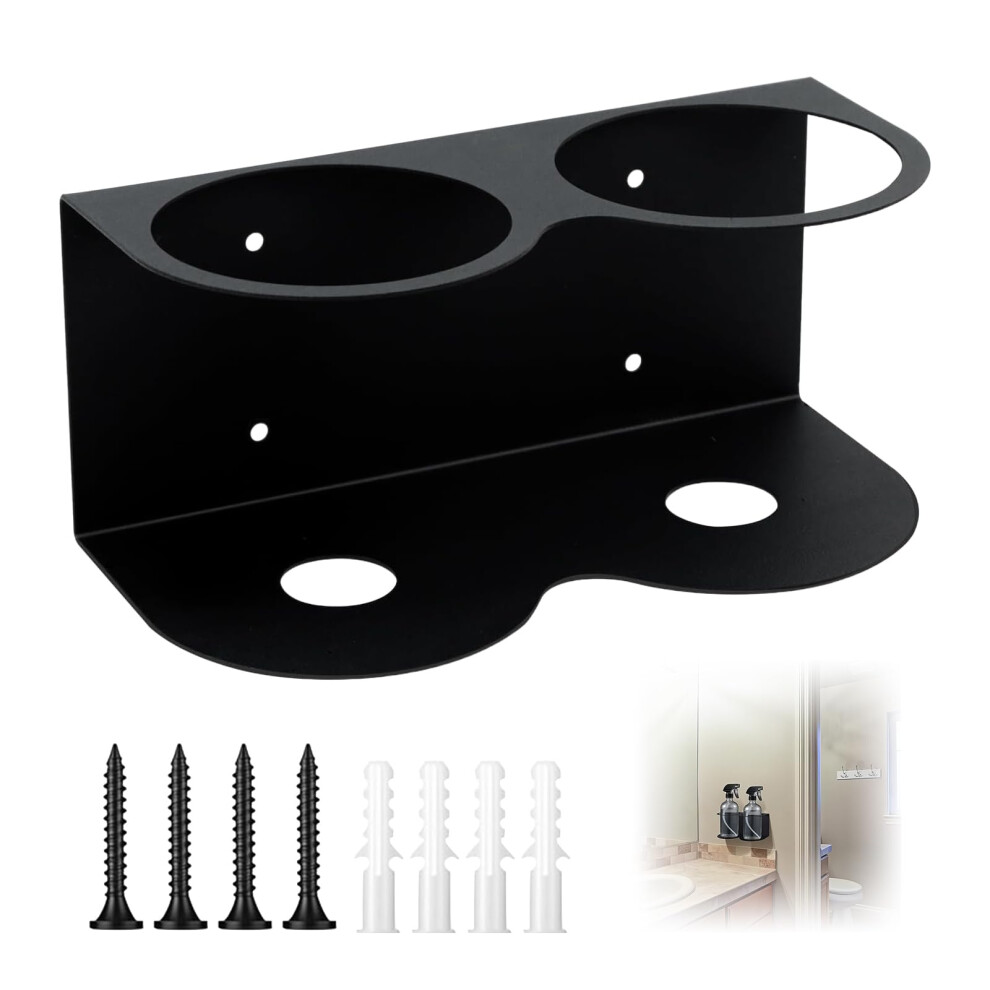 Durable Metal Wall Mounted Spray Can Holder Rack For Garage And Workshop Organization 9113335737945