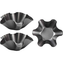 2 Pcs Non Stick Tortilla Bowl Maker Carbon Steel Baking Molds with Ceramic Coating for Oven