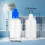 30ml Empty Plastic Eye Dripper Liquid Water Squeezable Dropper Bottle with Blue Cap Pack of 10 2