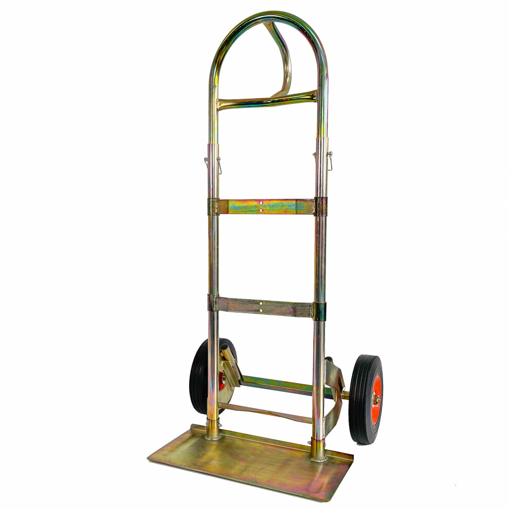 Forest Master Zero Hand Truck Sack Barrow Platform Trolley Puncture-Proof Tyres Telescopic Handle 90Kg - 500Kg (300Kg)