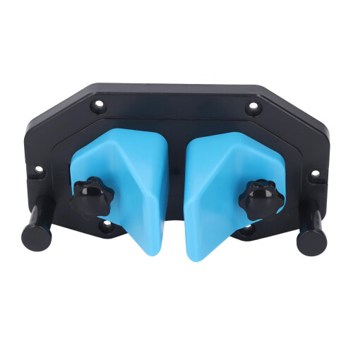 Ski Wall Rack with Automatic Gravity Lock and 360 Rotating Arms, Universal Snowboard Wall Mount for Space‑Saving Garage Storage 1