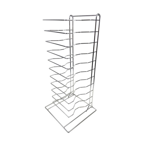 Baki Pizza Pan Rack 11-Slot Shelf Stack for Stacking Pans Trays Separator Screen 2