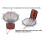 7056 Pool Valve Cover & Flapper Set 2