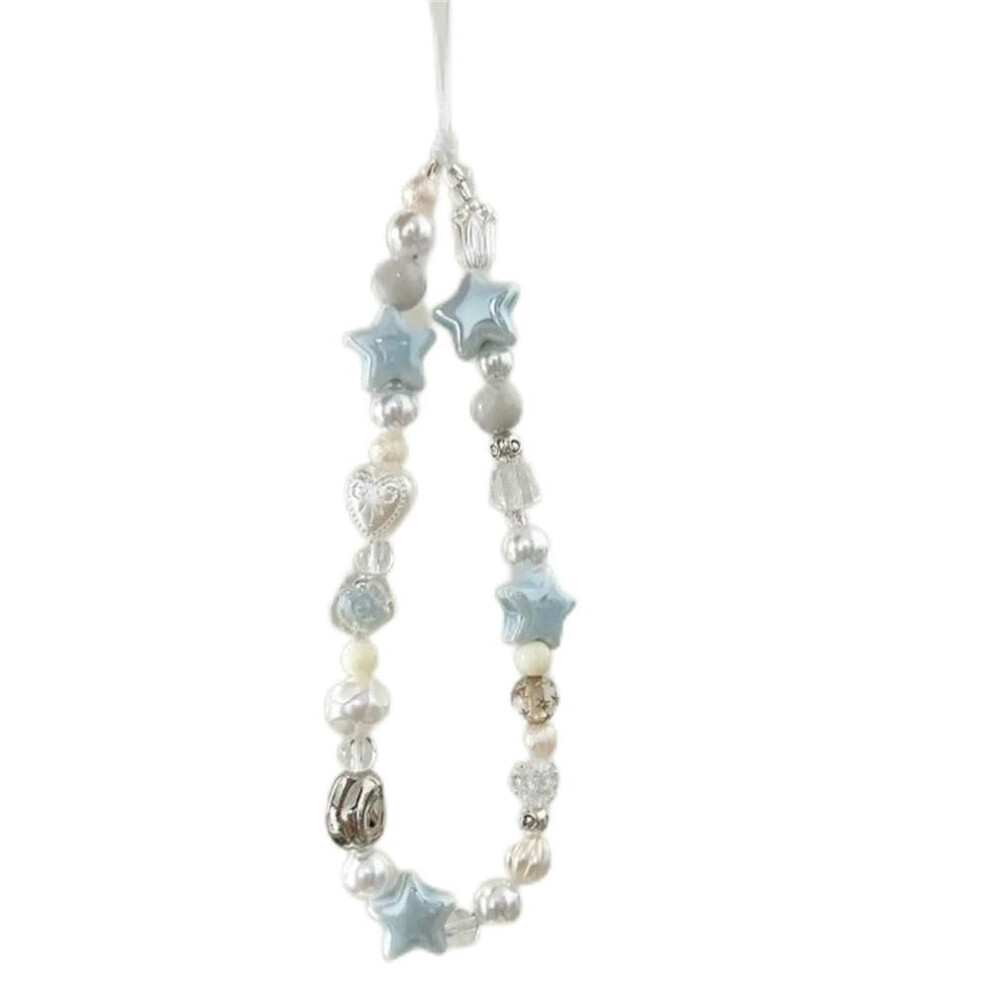 Handmade Beaded Phone Lanyard Wrist Strap Â Cute Charm, Antiloss, Fits Most Mobile Phones 9455672915342