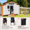 Extra Large Solar Automatic Chicken Coop Door, Solar Powered & USB Charging, Auto-Chicken Door with Timer & Light Sensor,Remote Control, LED Display, 5