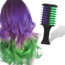 Hair Chalk for Kids Girls Green Purple Temporary Washable Dye Comb Dual Color NonToxic for Party