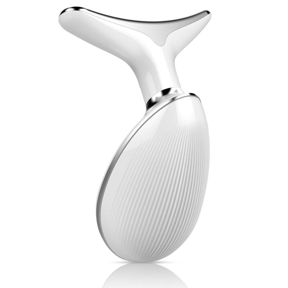 Rechargeable Face and Neck Massager with Adjustable Vibration Intensity for Skin Tightening