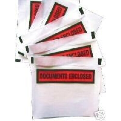 100 Self Adhesive Docs Envelopes A7 Document Enclosed
