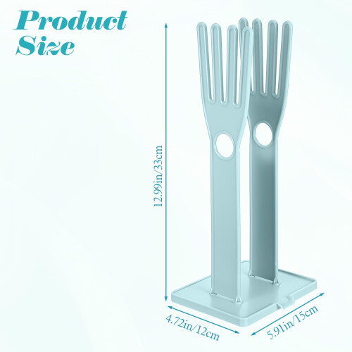 2 Pcs Kitchen Glove Holder, Kitchen Glove Stand Holder Plastic Glover 1
