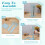2 Pcs Kitchen Glove Holder, Kitchen Glove Stand Holder Plastic Glover 4