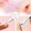 Cuticle Remover and Pusher Set with VShaped Trimmer, 6pcs Professional Manicure Tools 5