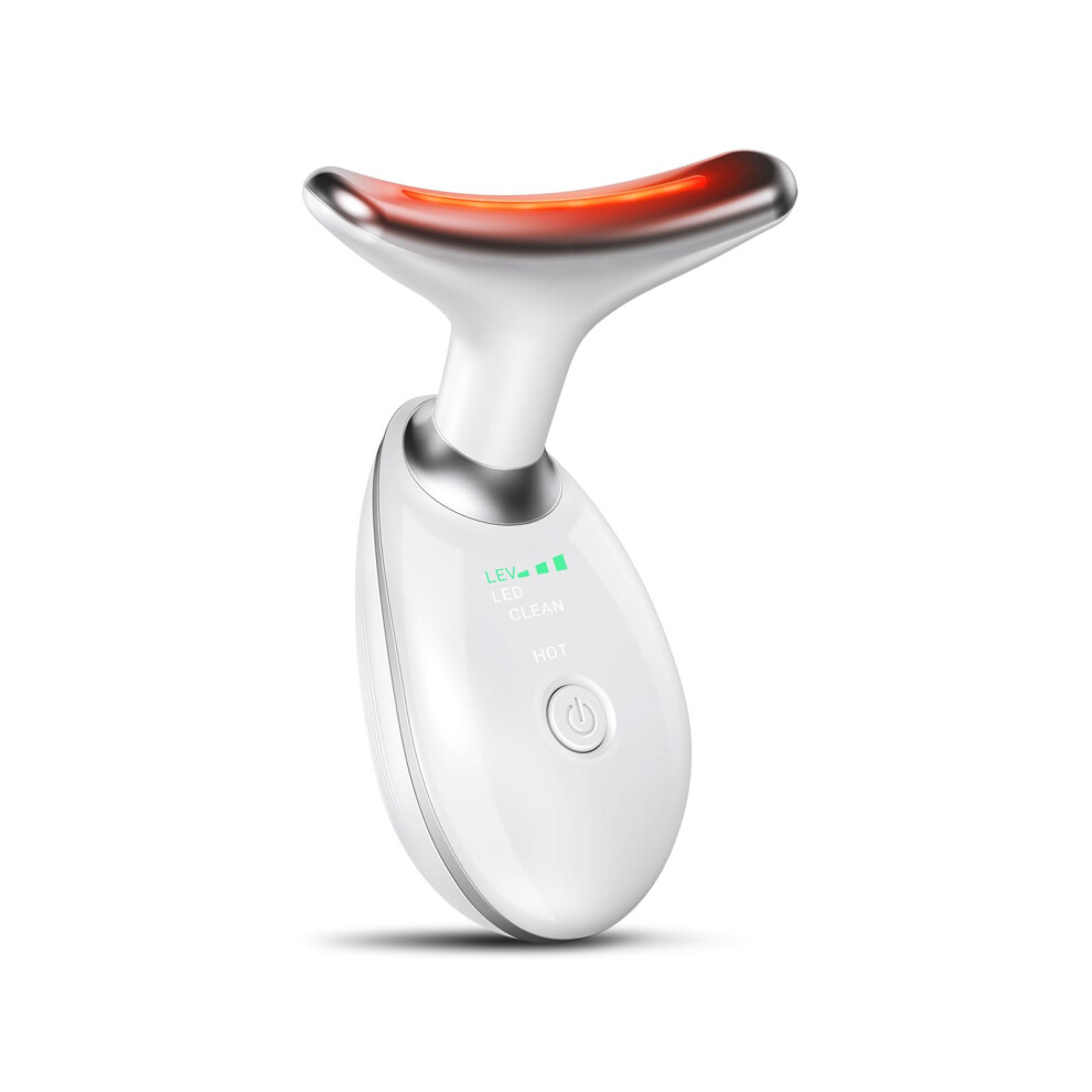 Face Massager and Neck Sculpting Tool with 3 Vibration Modes for Double Chin and Wrinkle Removal