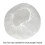 Extra Large Waterproof Disposable Shower Caps 100 Pack Clear Plastic with Secure Elastic Fit 3