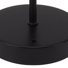 Black Double Wall Light Base E27 E26 85-265V Iron